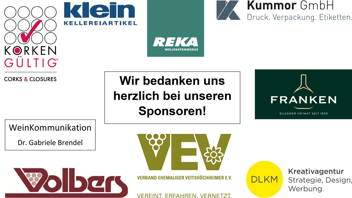 Sponsoren Logos des Weinprojekts